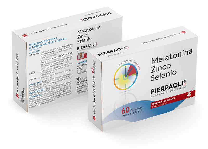 MELATONINA ZINCO SELENIO TRIPACK Pierpaoli - 3 scatole da 60 compresse